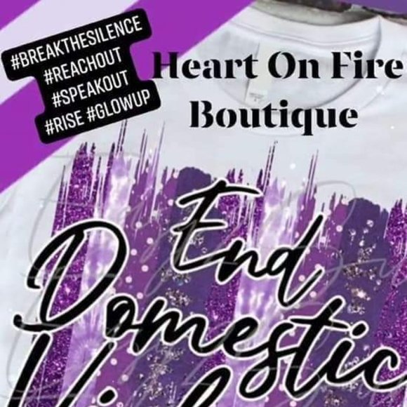 DOMESTIC VIOLENCE AWARENESS T-SHIRT - Picture 2 of 3